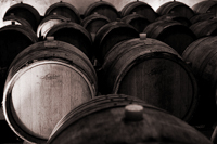 Futs et barriques de vin